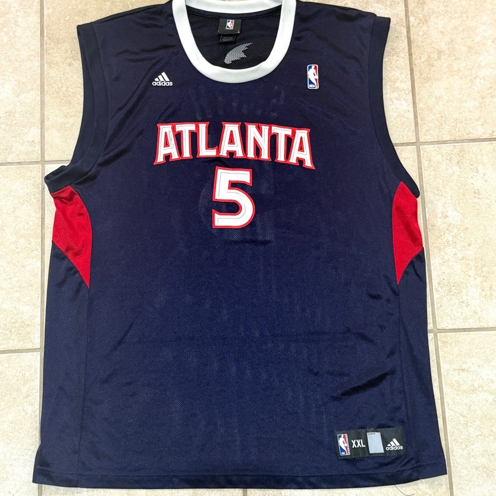 Atlanta Hawks Adidas JOSH SMITH #5 Blue NBA Jersey